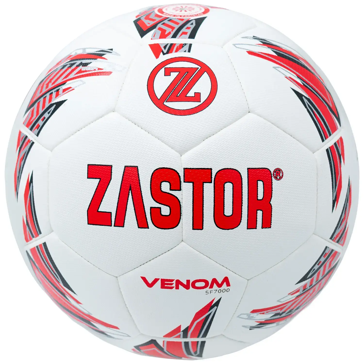 balon-futbol-zastor-venom-5f7000-red-t5-6016-5.jpg Balón Fútbol VENOM 5F7000 Blanco/Rojo - Imagen 1