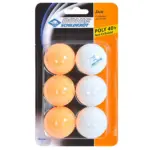 Blister 6 pelotas DONIC SCHILDKROT JADE BLANCO-AMARILLO