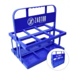 Botellero plegable KING-6 - Ø90mm - Azul
