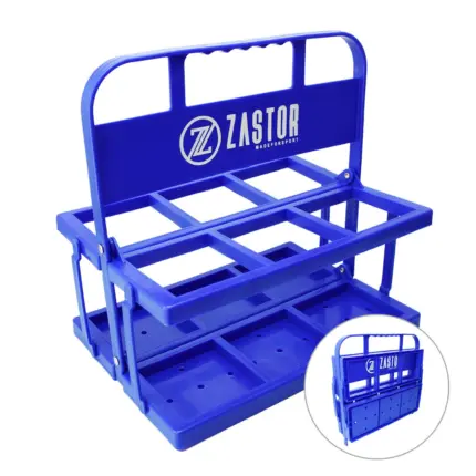 Botellero plegable KING-6 - Ø90mm - Azul