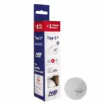 Caja 3+1 pelotas NB TOP 1* Blanco