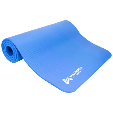 Esterilla fitness y yoga TREE 183x61 cm 10 mm Azul