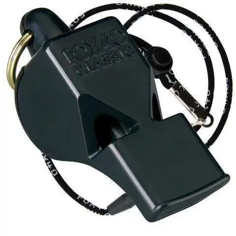 fox4020classic20negro20con20cordon.jpg Silbato FOX 40 CLASSIC Negro C/Cordón - Imagen 1
