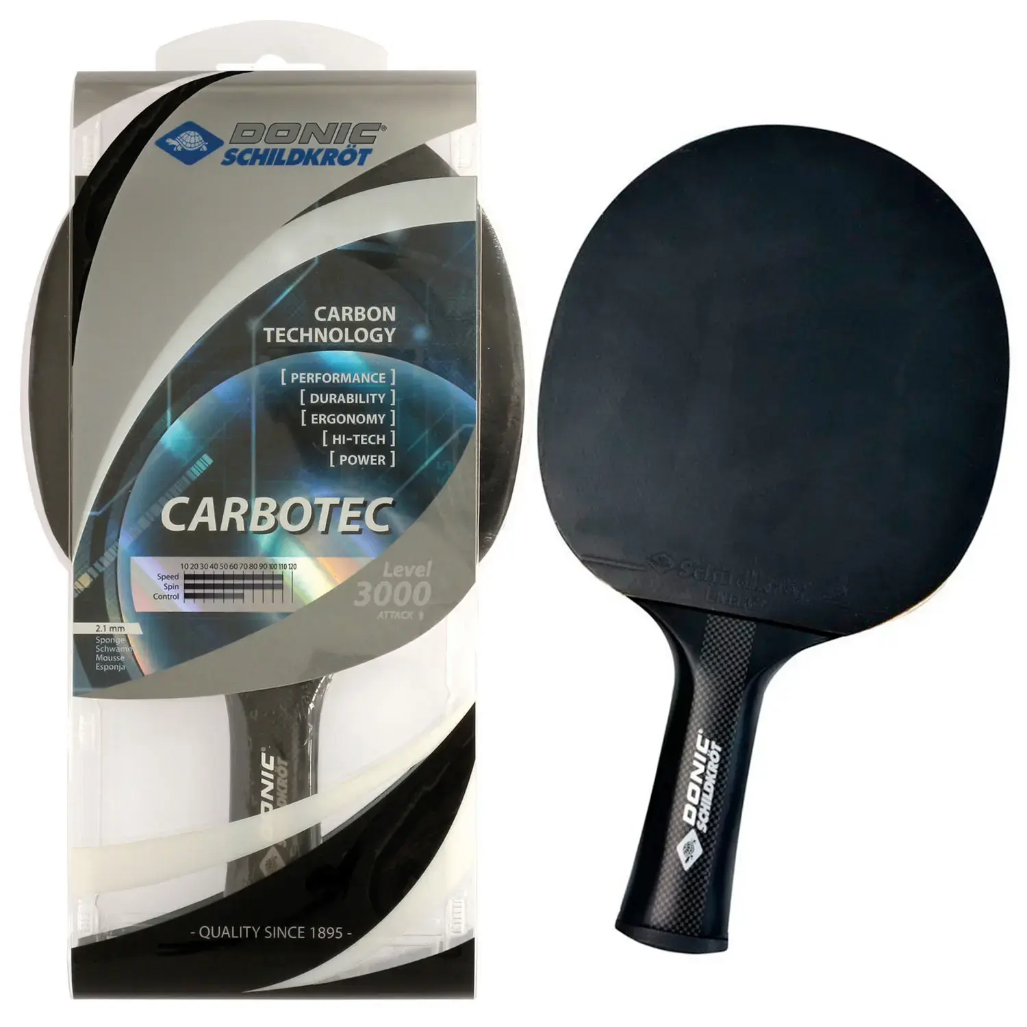 pala-dsk-carbotec-3000-758214.jpg Pala Donic Schildkröt CARBOTEC 3000 - Imagen 1