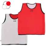 Peto entrenamiento reversible RESSY Rojo-Blanco