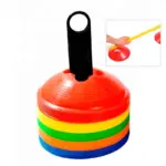 Set 50 conos con soporte picas AG-505C - 5 colores