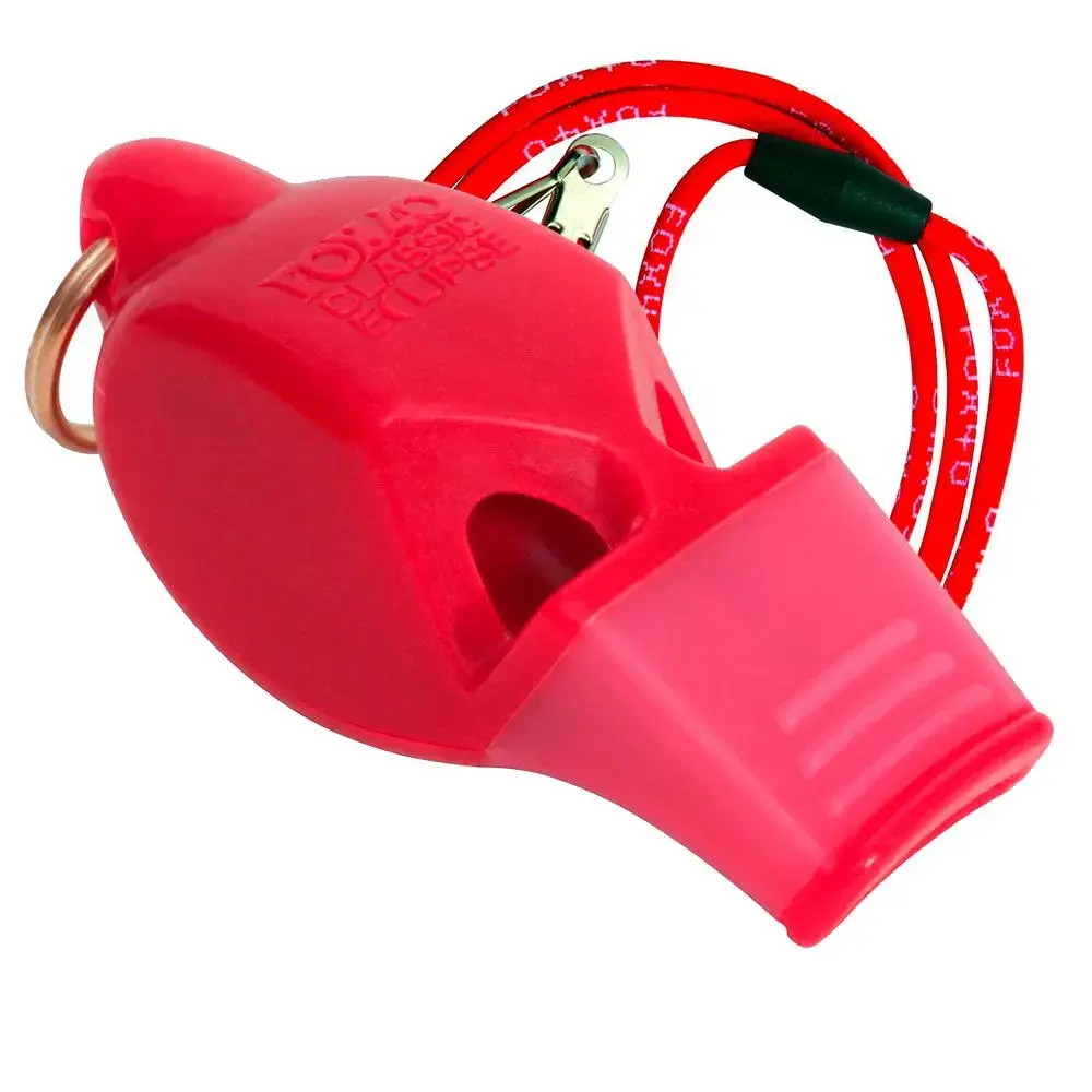 silbato-fox-40-eclipse-rojo-cordon.jpg Silbato FOX 40 CLASSIC ECLIPSE Rojo - Imagen 1