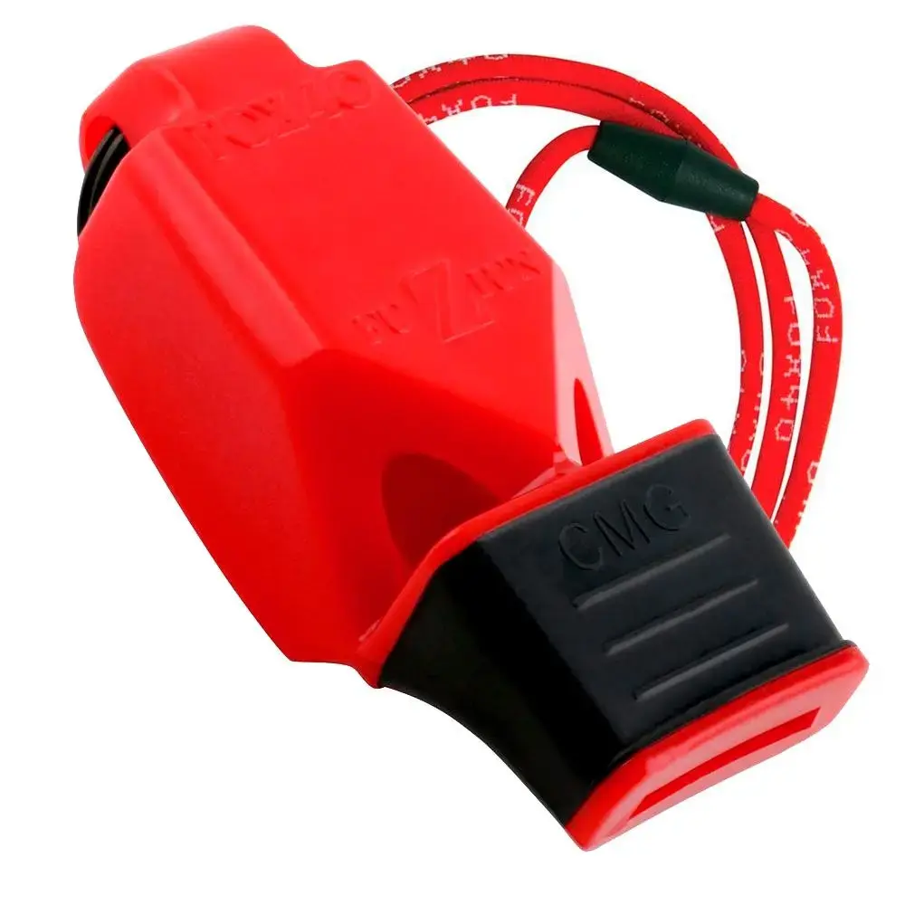 silbato-fox-40-fuziun-cmg-rojo-cordon.jpg Silbato FOX 40 FUZIUN CMG Rojo - Imagen 1