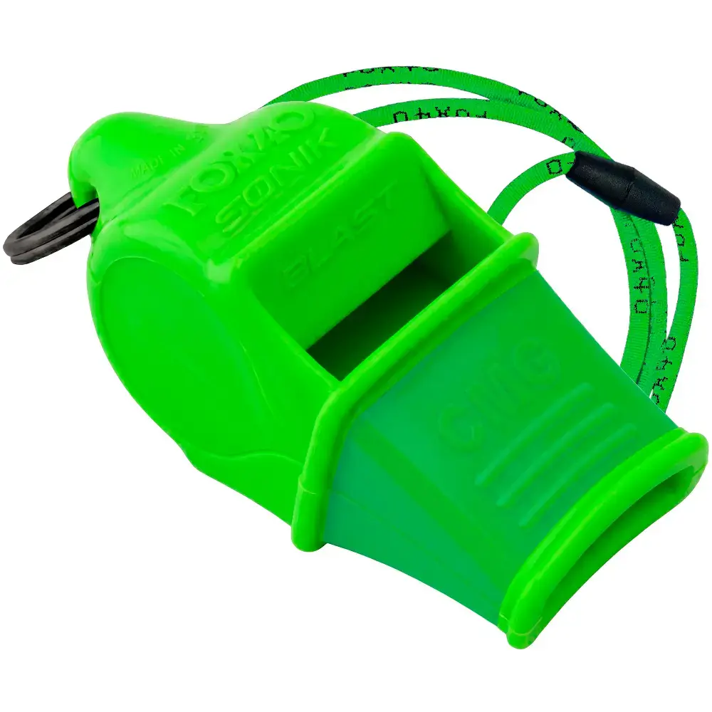 silbato-fox-40-sonik-blast-verde-9203-1408-01.jpg Silbato FOX 40 SONIK BLAST CMG Verde Neón - Cordón - Imagen 1