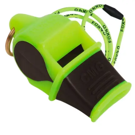 Silbato FOX 40 SONIK BLAST CMG Neón-Negro - Cordón