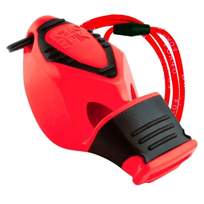 silbato-fox40-epik-cmg-rojo-cordon.jpg Silbato FOX 40 EPIK CMG Rojo - Cordón - Imagen 1