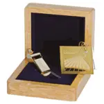 Silbato Naysir MUNDIAL 82 color oro con estuche