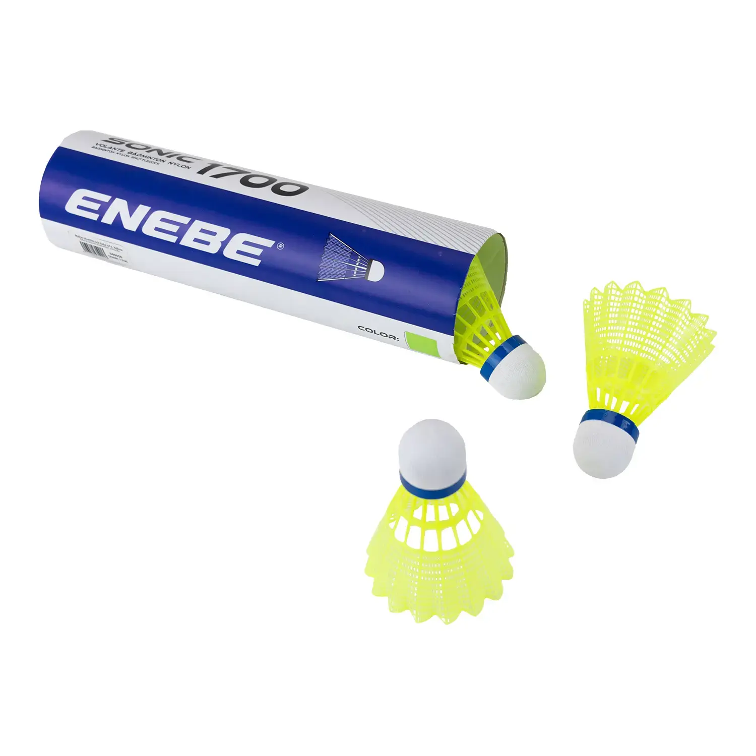 tubo-6-volantes-sonic-1700-amarillo-940056.jpg Volante bádminton SONIC 1700 Amarillo - Imagen 1