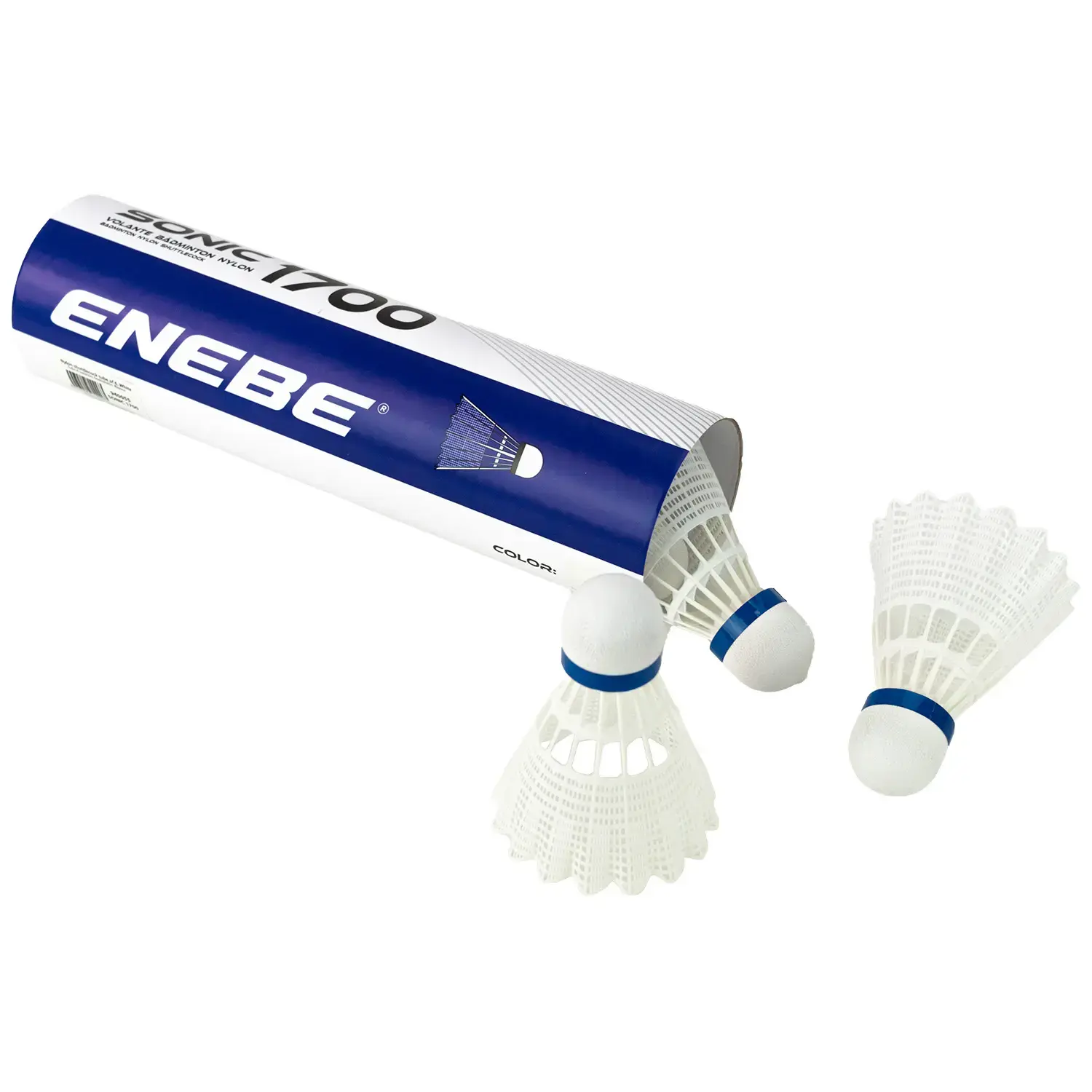 tubo-6-volantes-sonic-1700-blanco-940055.jpg Volante bádminton SONIC 1700 Blanco - Imagen 1